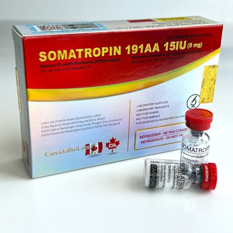 Фото 2 - Соматропин Канада (Canada Peptides Somatropin 191aa) 5фл 15МЕ