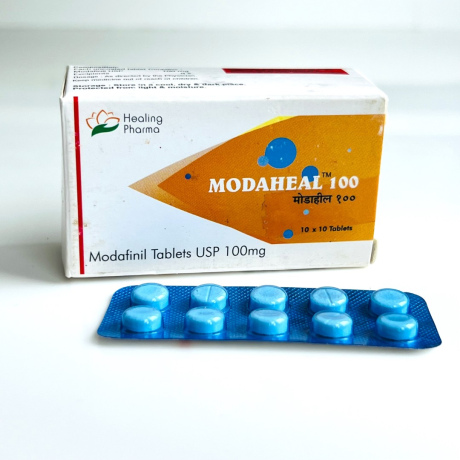 Фото 2 - Модафинил (Modafinil ModaHeal) 100мг 10табл