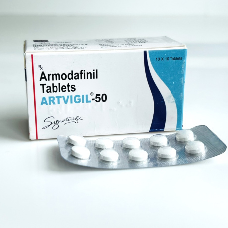 Фото 2 - Армодафинил Артвигил (Armodafinil Artvigil) 50мг 10табл