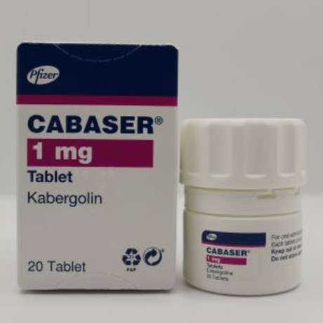 Фото 2 - Каберголін Pfizer Cabaser cabergoline tablets 1mg (банку 20шт)