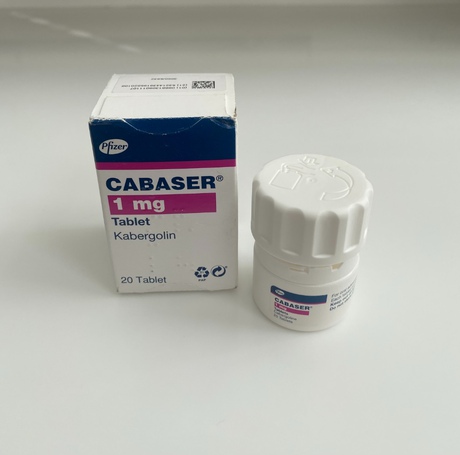 Фото 3 - Каберголін Pfizer Cabaser cabergoline tablets 1mg (банку 20шт)