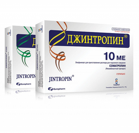 Фото 2 - Jintropin Europharm (Джинтропін Єврофарм) 10фл 10MО