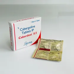 Каберголин Кабердост (Cabergoline Caberdost) 0.5мг 4табл