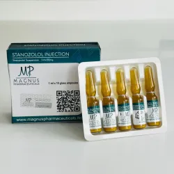 Станозолол инъекционный суспензия Магнус (Stanozolol injectable Magnus) 50мг 1мл (ампулы)