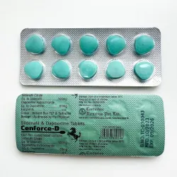 Cenforce-D sildenafil+dapoxetine (Силденафил 100мг + Дапоксетин 60мг) 10табл