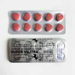 Super Vilitra vardenafil+dapoxetine (Варденафил 20мг + Дапоксетин 60мг) 10табл